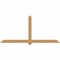 Ekena Millwork Eugene Smooth Timber Gable Bracket, Western Red Cedar, 108"W x 49"H x 3 1/2"D x 5 1/2"F, 11/12 Pitch GBW108X49X0406EUG00SWR - alternate 1